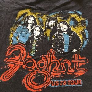 Vintage Foghat 1978 concert tour t-shirt